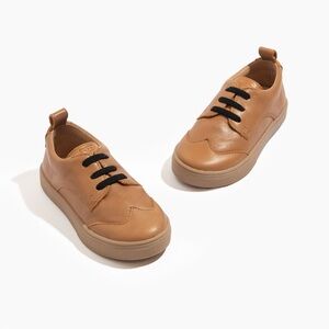 Freshly Picked Leather Brown Oxford Sneaker Boys 10T NIB